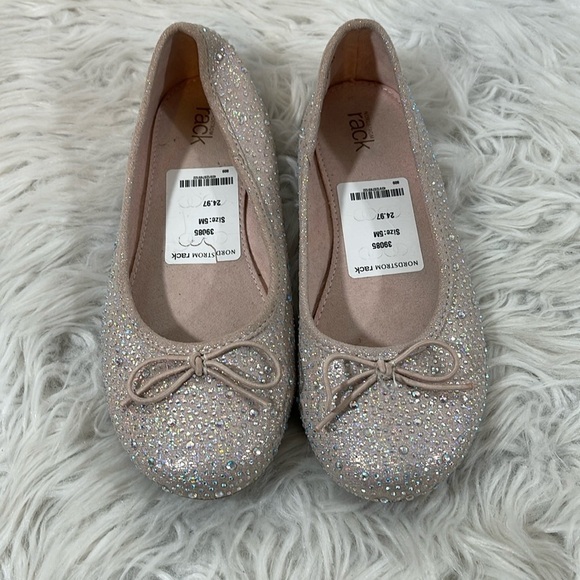 Nordstrom Shoes - NORDSTROM RACK ROSE BALLET FLAT SPARKLES SIZE 5